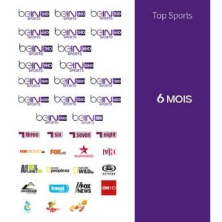 Abonnement Bein Sports 6 mois TOP SPORTS tunisie