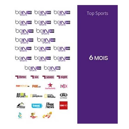 Abonnement Bein Sports 6 mois TOP SPORTS tunisie