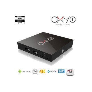 Box Android Oxy One 4K + 12 mois IPTV AIRYSAT 2000CH tunisie