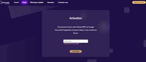 activation iptv smarters